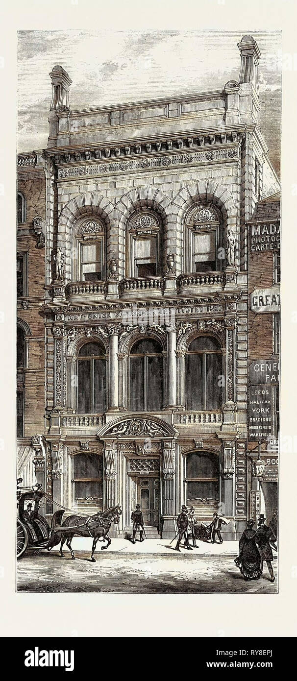 Le nouveau bâtiment de l'Union Art de Londres 1880 Banque D'Images