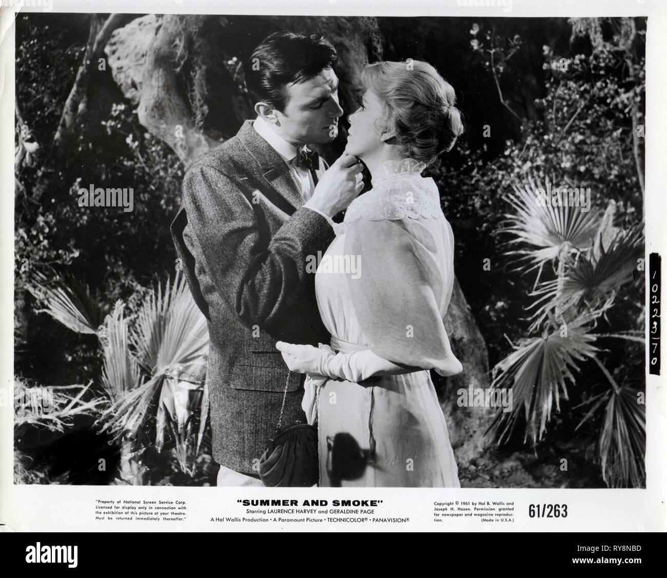 L'été et fumée (1961) LAURENCE HARVEY GERALDINE PAGE PETER GLENVILLE (DIR) COLLECTION MOVIESTORE LTD Banque D'Images