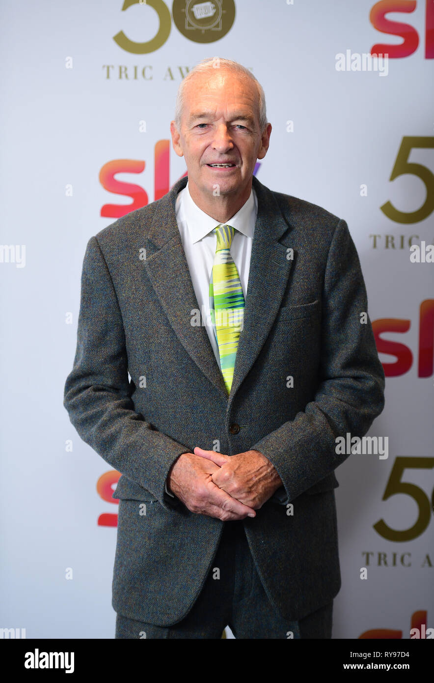 Jon Snow assistant à la remise des Prix 2019 TRIC 50ème anniversaire célébration tenue à l'hôtel Grosvenor House, Londres. Banque D'Images