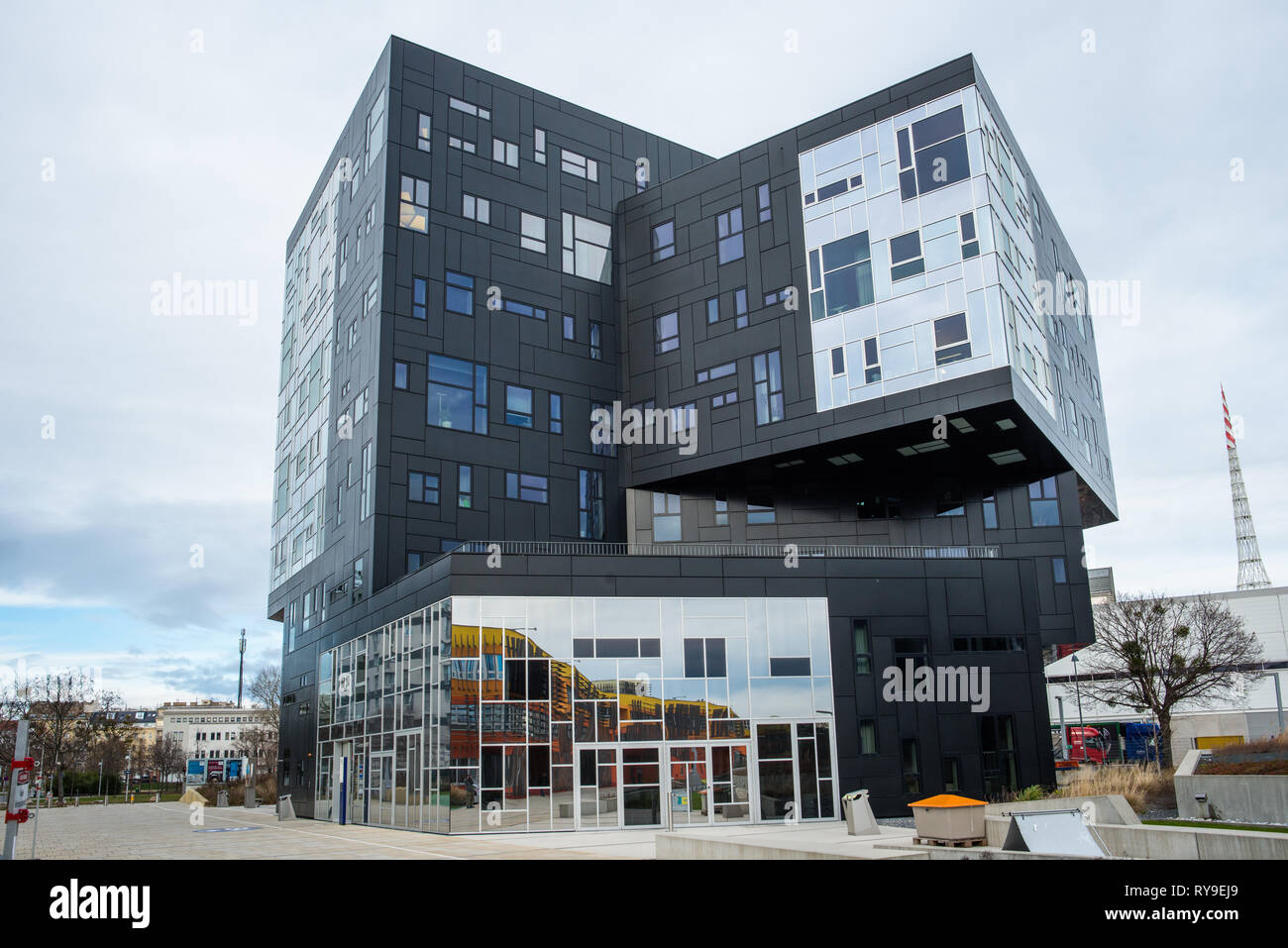L'Université d'économie et d'affaires - Bâtiment de l'Académie de Leopoldstadt Vienne Autriche Europe Banque D'Images