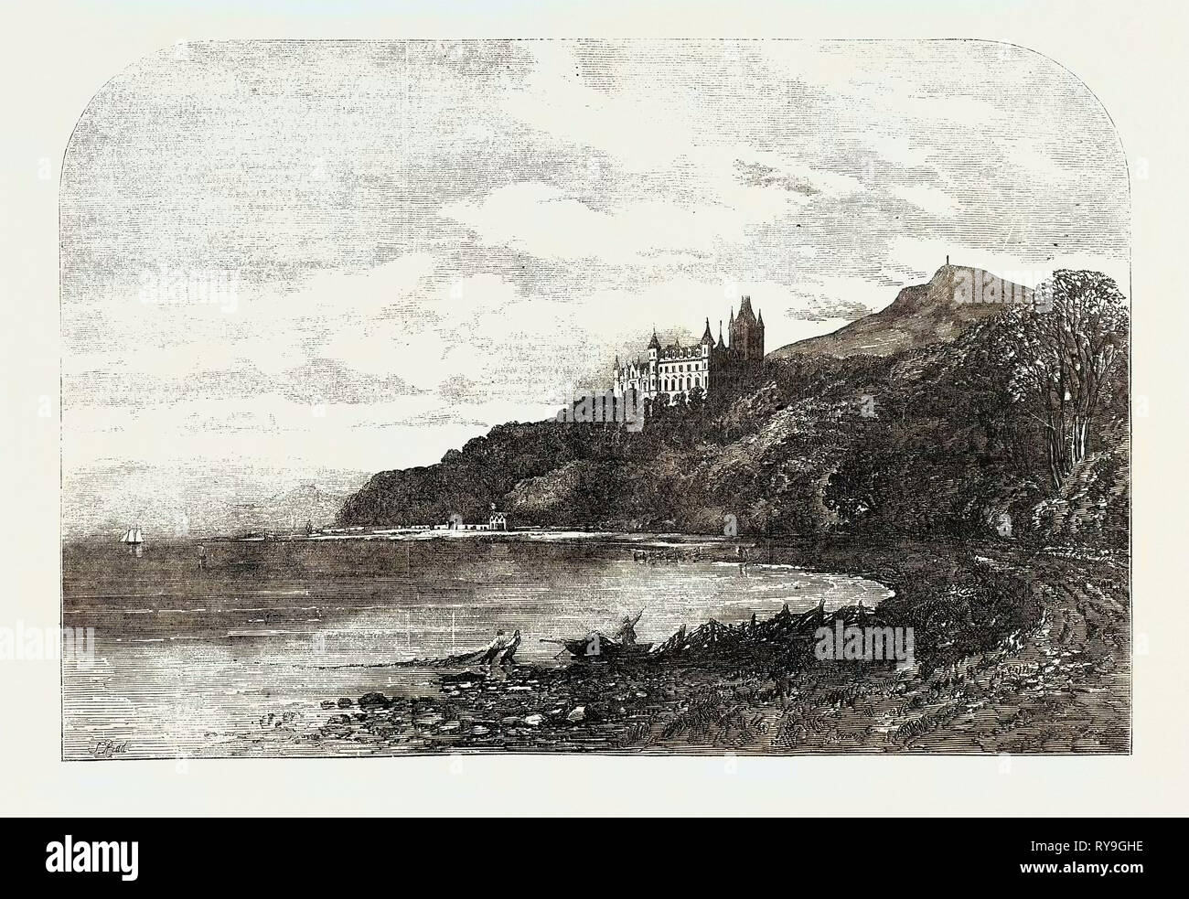 Dunrobin Castle, de l'Orient Banque D'Images