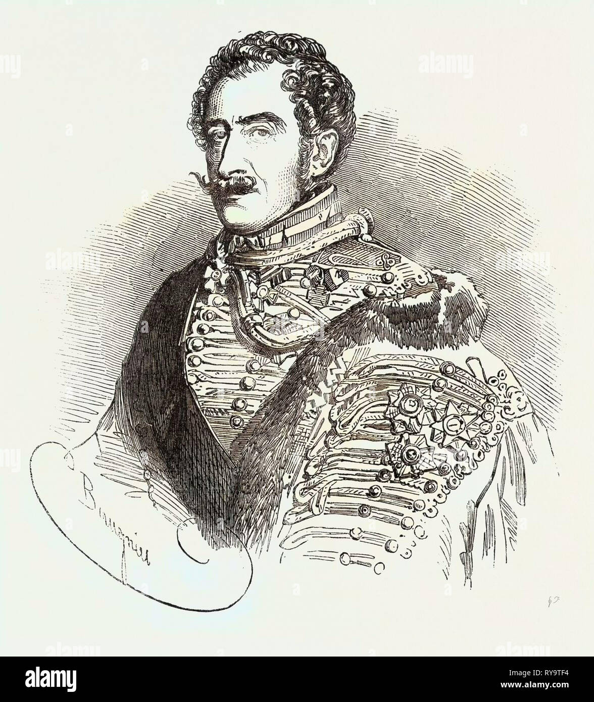 Le duc de Saxe-cobourg et Gotha Banque D'Images