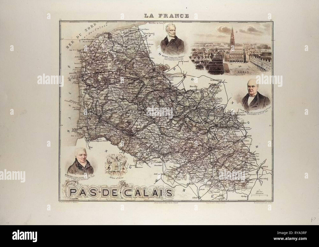 Pas de calais map Banque de photographies et d’images à haute ...