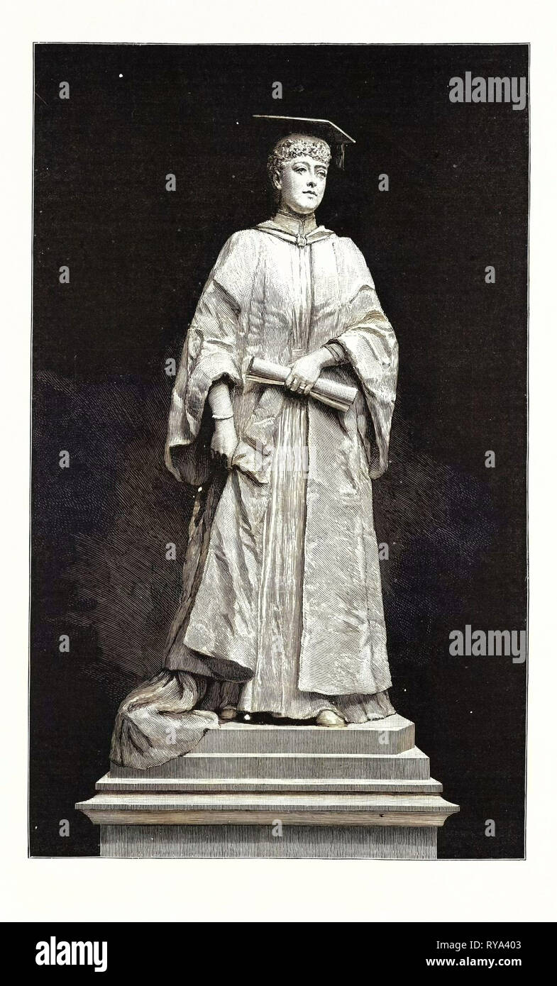 La Statue de S.A.R. la Princesse de Galles le don des dames de l'Angleterre à la Royal College of Music Banque D'Images