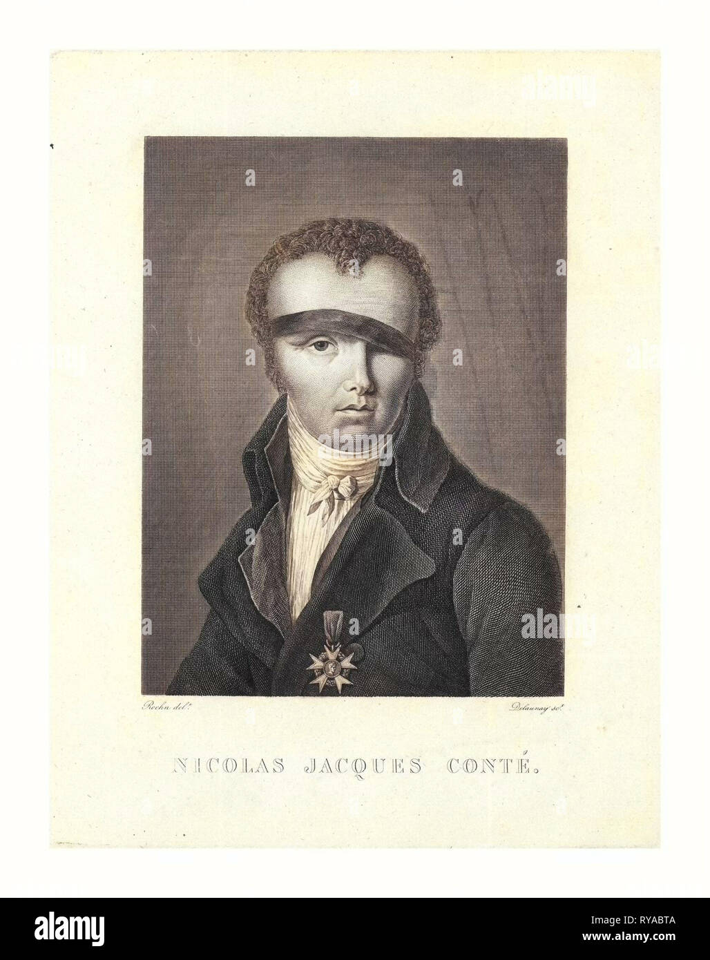 Nicolas Jacques Conté par Delaunay, SCT Banque D'Images