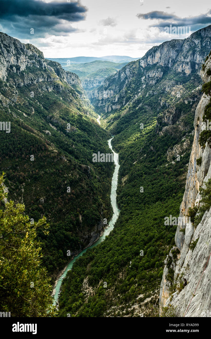 Verdonschlucht Banque D'Images