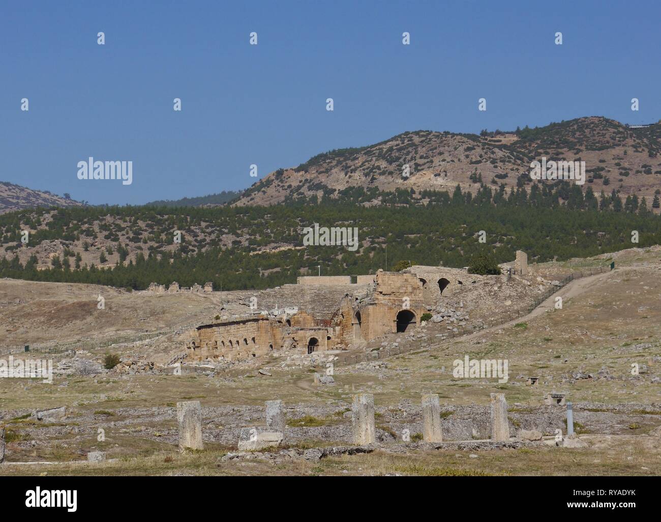 Hiérapolis de Phrygie, Turquie Banque D'Images
