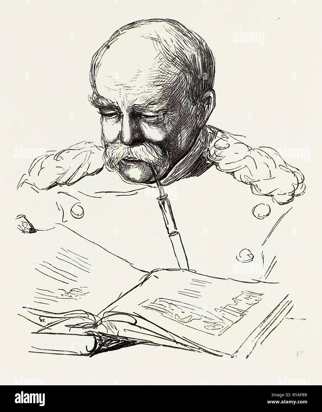 Le Prince Bismarck, 1877 Banque D'Images