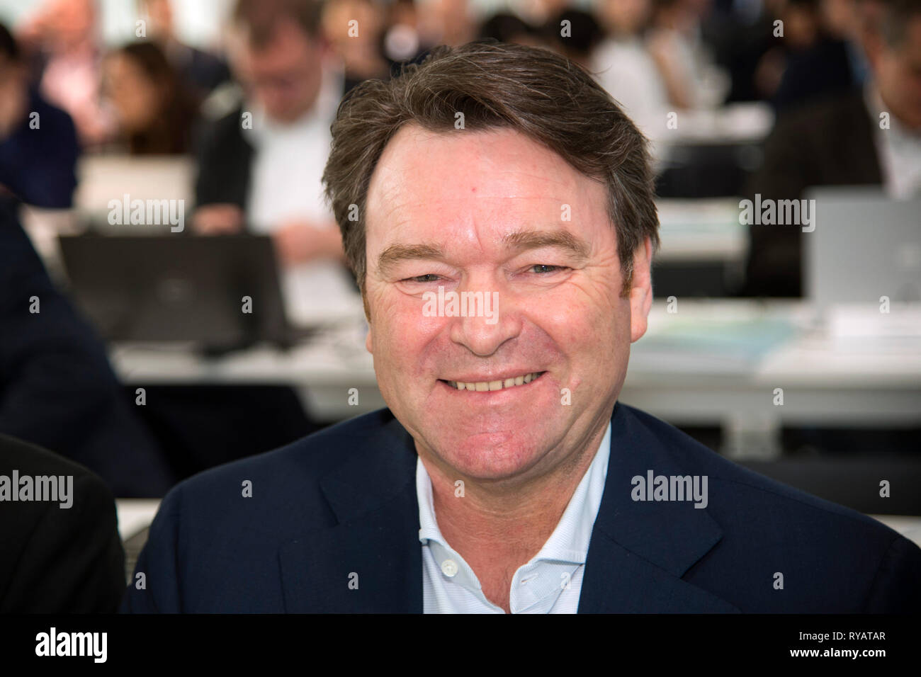 Abraham Schot, Groupe de marque, AoPremium, Aò, conférence de presse annuelle de Volkswagen AG, Aktiengesellschaft à Wolfsburg sur 12.03.2019. ¬ | conditions dans le monde entier Banque D'Images