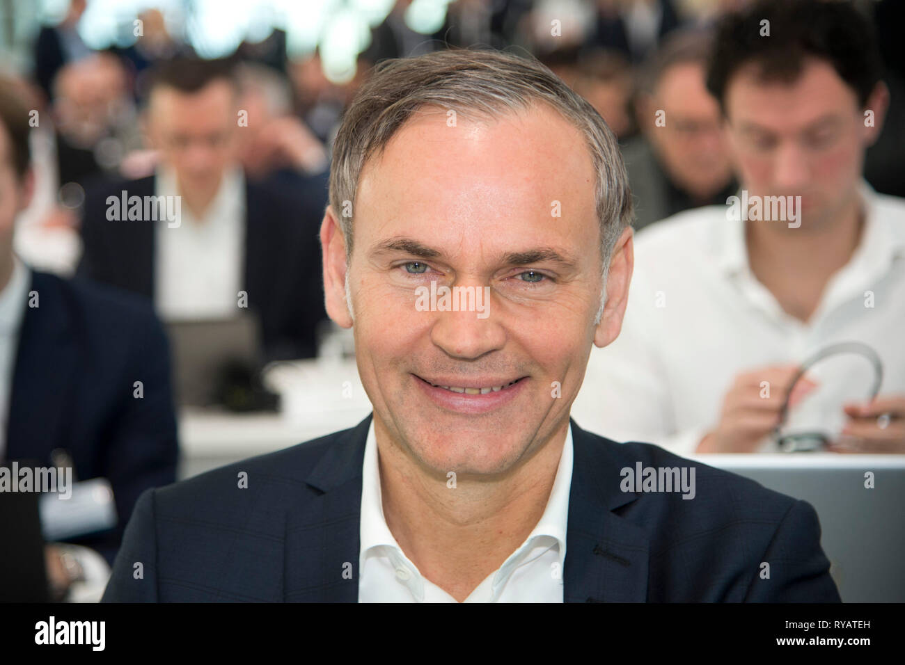 Oliver Blume, Groupe de marque, AoSport & Luxury, Aò, conférence de presse annuelle de Volkswagen AG, Aktiengesellschaft à Wolfsburg sur 12.03.2019. ¬ | conditions dans le monde entier Banque D'Images