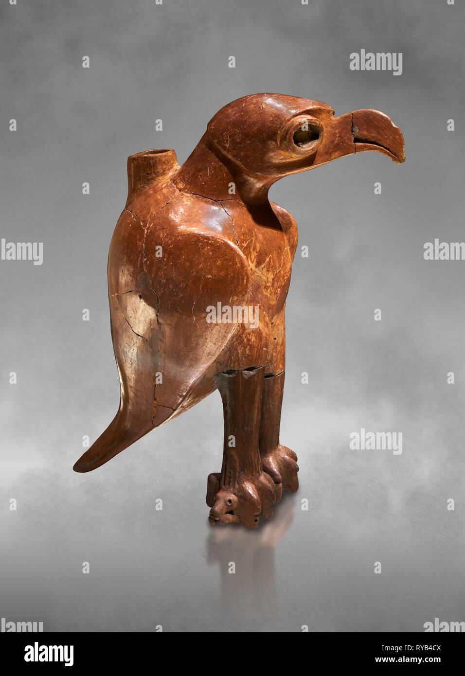L'âge de bronze en forme de navire Anatolian eagle rituel - 19e au 17e siècle avant J.-C. - Kültepe Kanesh - Musée des civilisations anatoliennes, Ankara, Turquie. Banque D'Images