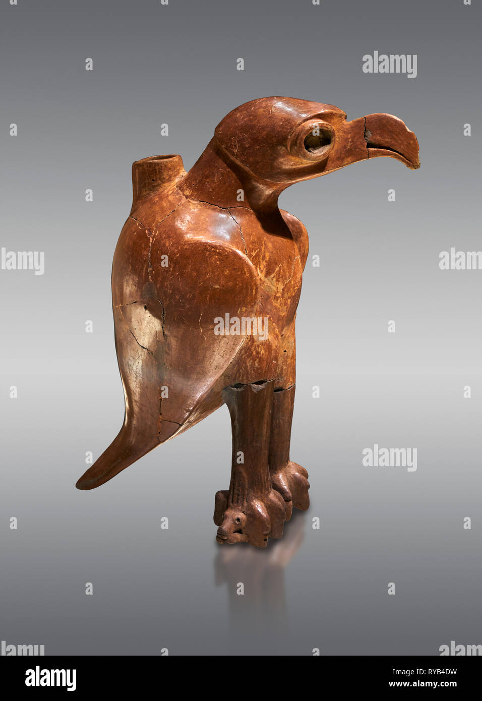 L'âge de bronze en forme de navire Anatolian eagle rituel - 19e au 17e siècle avant J.-C. - Kültepe Kanesh - Musée des civilisations anatoliennes, Ankara, Turquie. Contre Banque D'Images