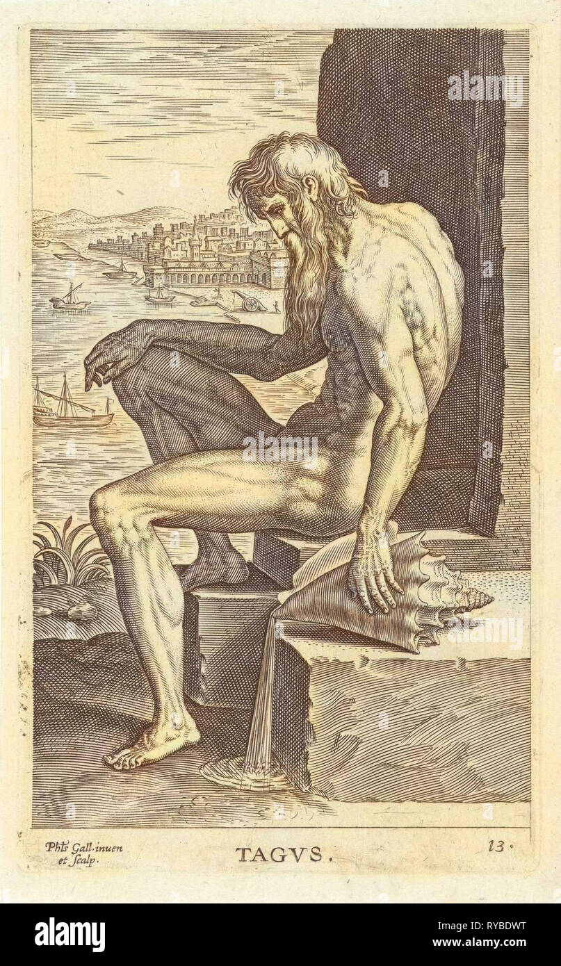 Tage Dieu, Philips Galle, 1586 Banque D'Images