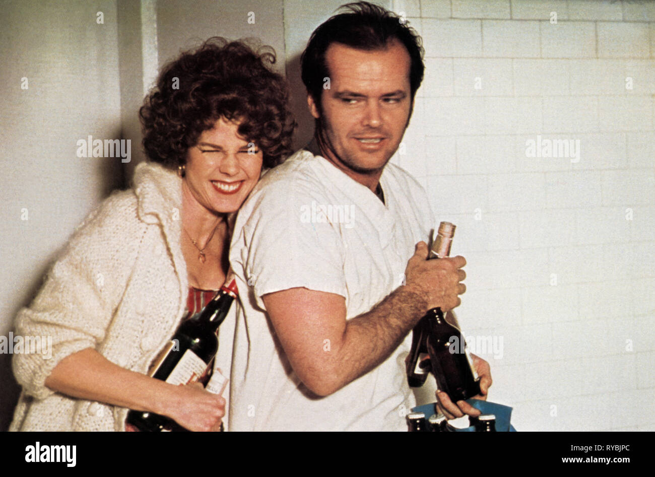 MARYA PETITE, Jack Nicholson, vol au-dessus d'un nid de coucou, 1975 Banque D'Images