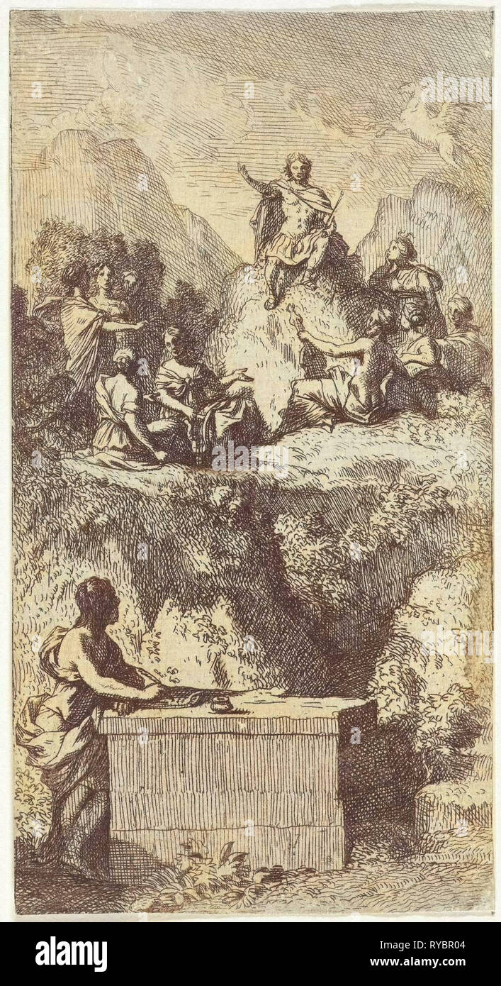 Apollo sur le Mont Parnasse, 1669 Banque D'Images
