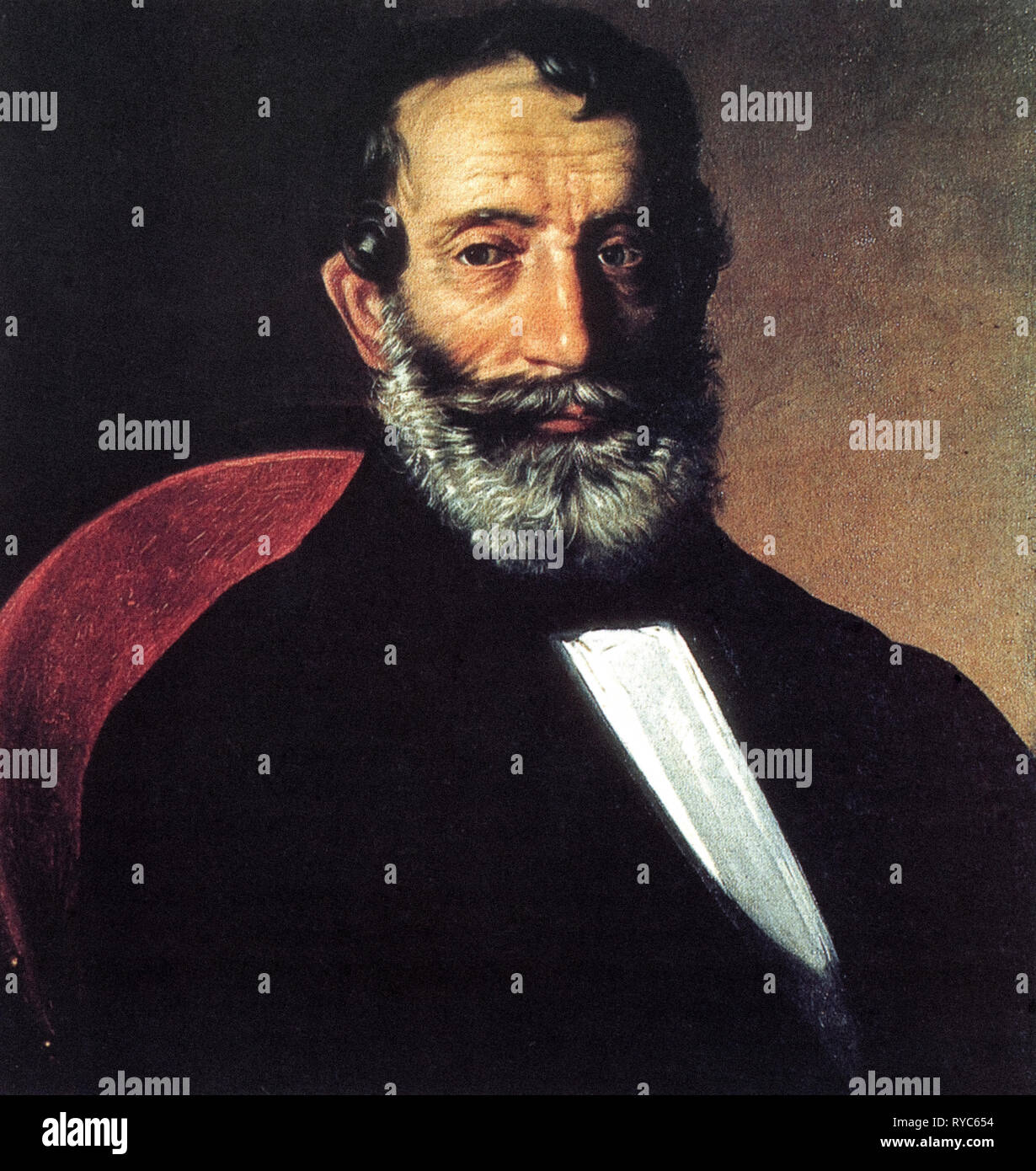 Giovan Battista Sella (Valle Mosso Superiore, 05 mars 1788 â€" Mosso Santa Maria, 9 avril 1878) - Entrepreneur et homme politique italien Banque D'Images