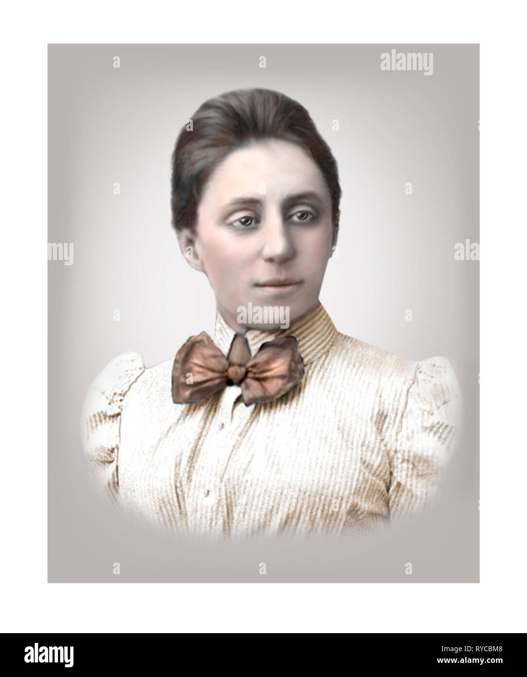 Emmy Noether Amalie 1882-1935 mathématicien allemand Banque D'Images