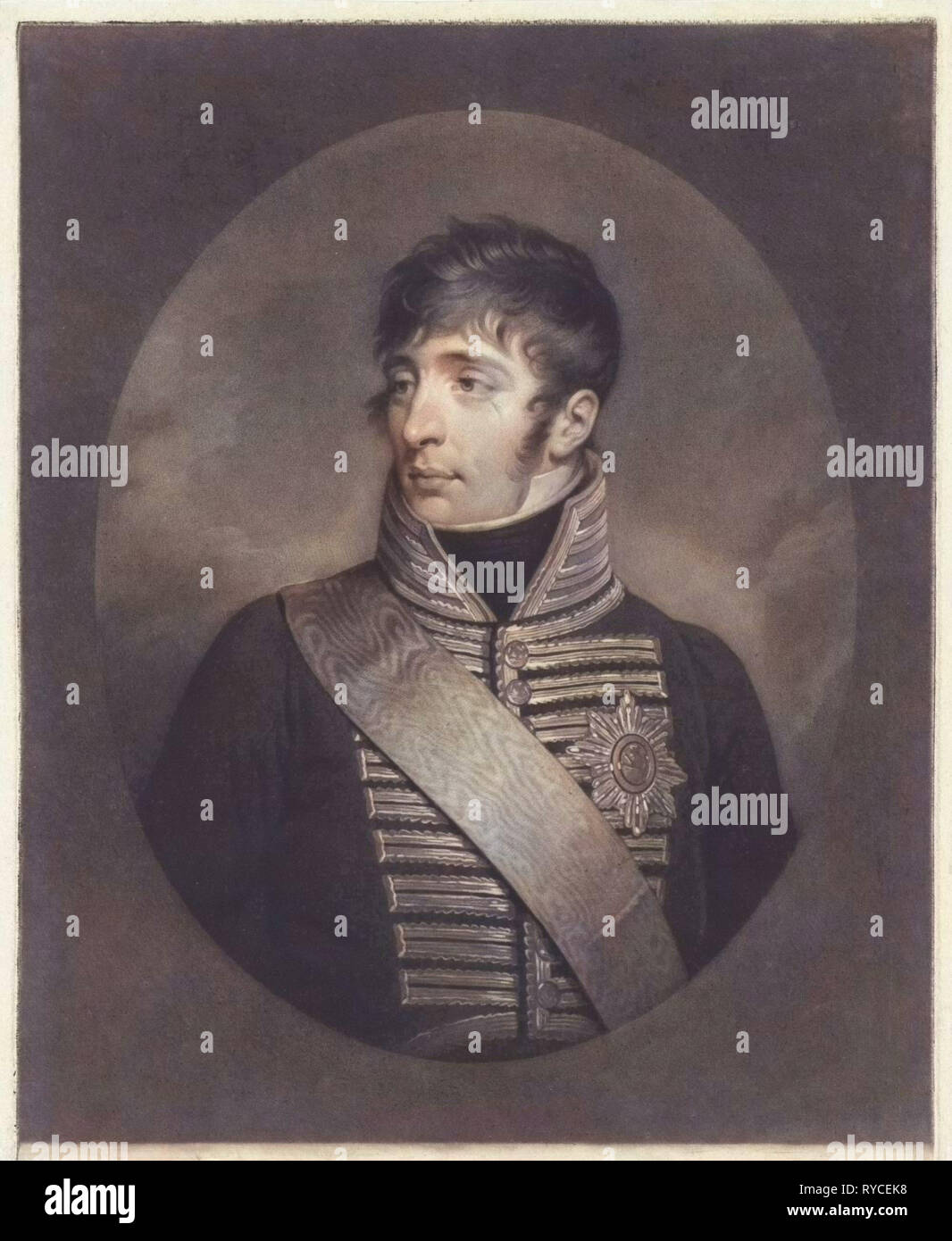 Portrait de Louis Napoléon Bonaparte (connu sous le nom de rue Napoléon), roi de Hollande, Charles Howard Hodges, 1806 - 1810 Banque D'Images