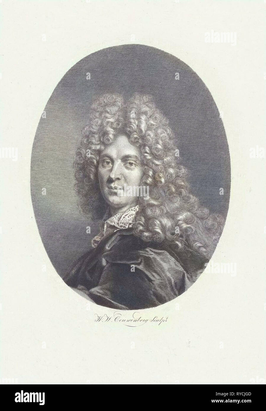 Portrait de Pierre-Vincent Bertin, Henricus Wilhelmus Couwenberg, 1829 - 1845 Banque D'Images
