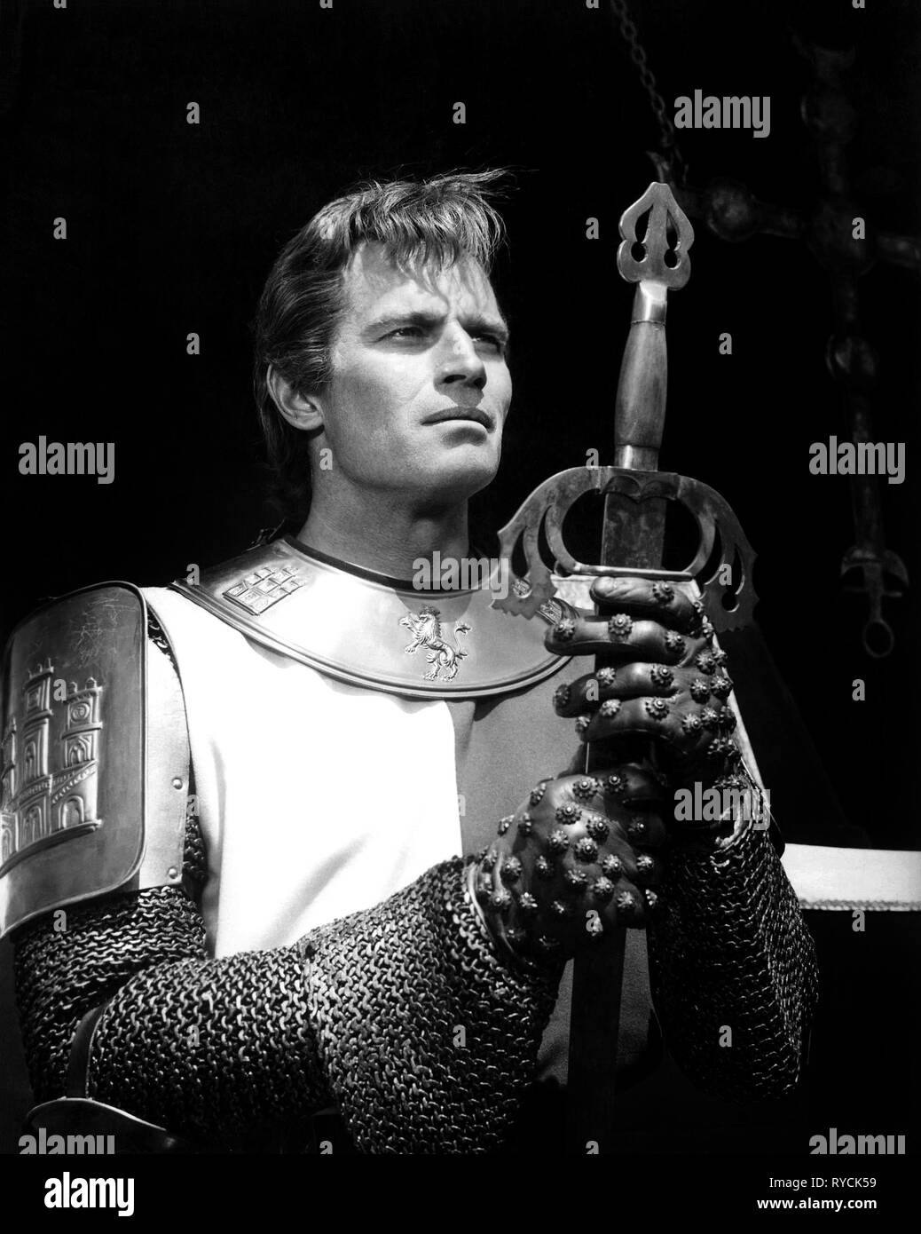 CHARLTON HESTON, EL CID, 1961 Banque D'Images