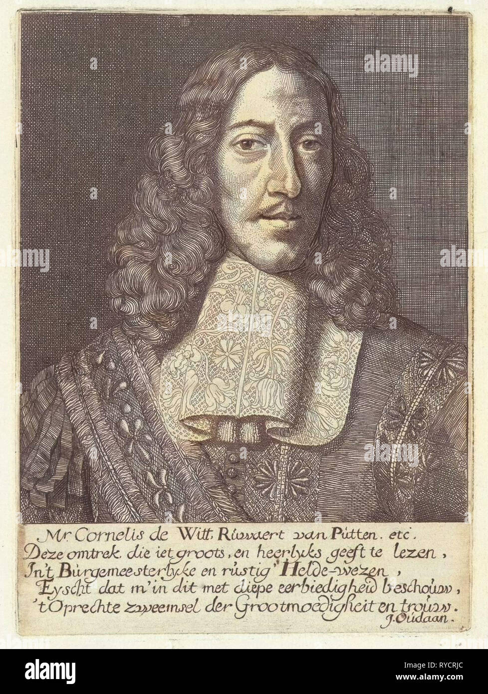 Portrait de Cornelis de Witt, Samuel van Hoogstraten, 1648 - 1677 Banque D'Images