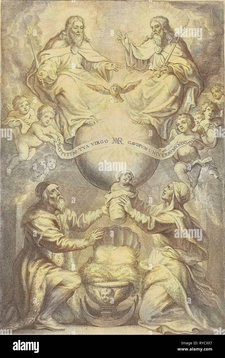 Présentation de la Bienheureuse Vierge Marie, Philip Fruytiers, 1620-1666 Banque D'Images Présentation de la Bienheureuse Vierge Marie, Philip Fruytiers, 1620-1666 Banque D'Images