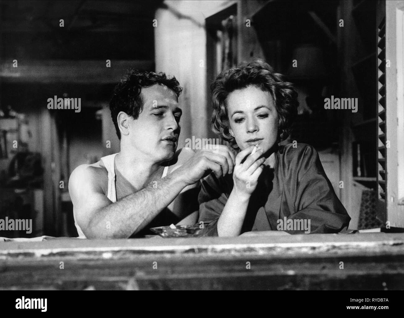 PAUL NEWMAN, Piper Laurie, le tapin, 1961 Banque D'Images