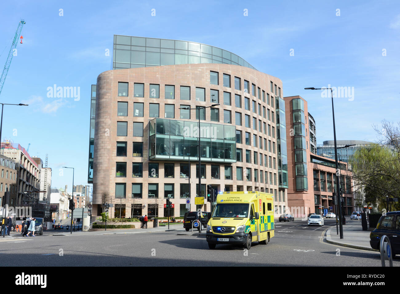 Cap Gemini's, 40 Holborn Viaduct Building, conçu par Rolfe Judd, Londres, Angleterre, Royaume-Uni Banque D'Images