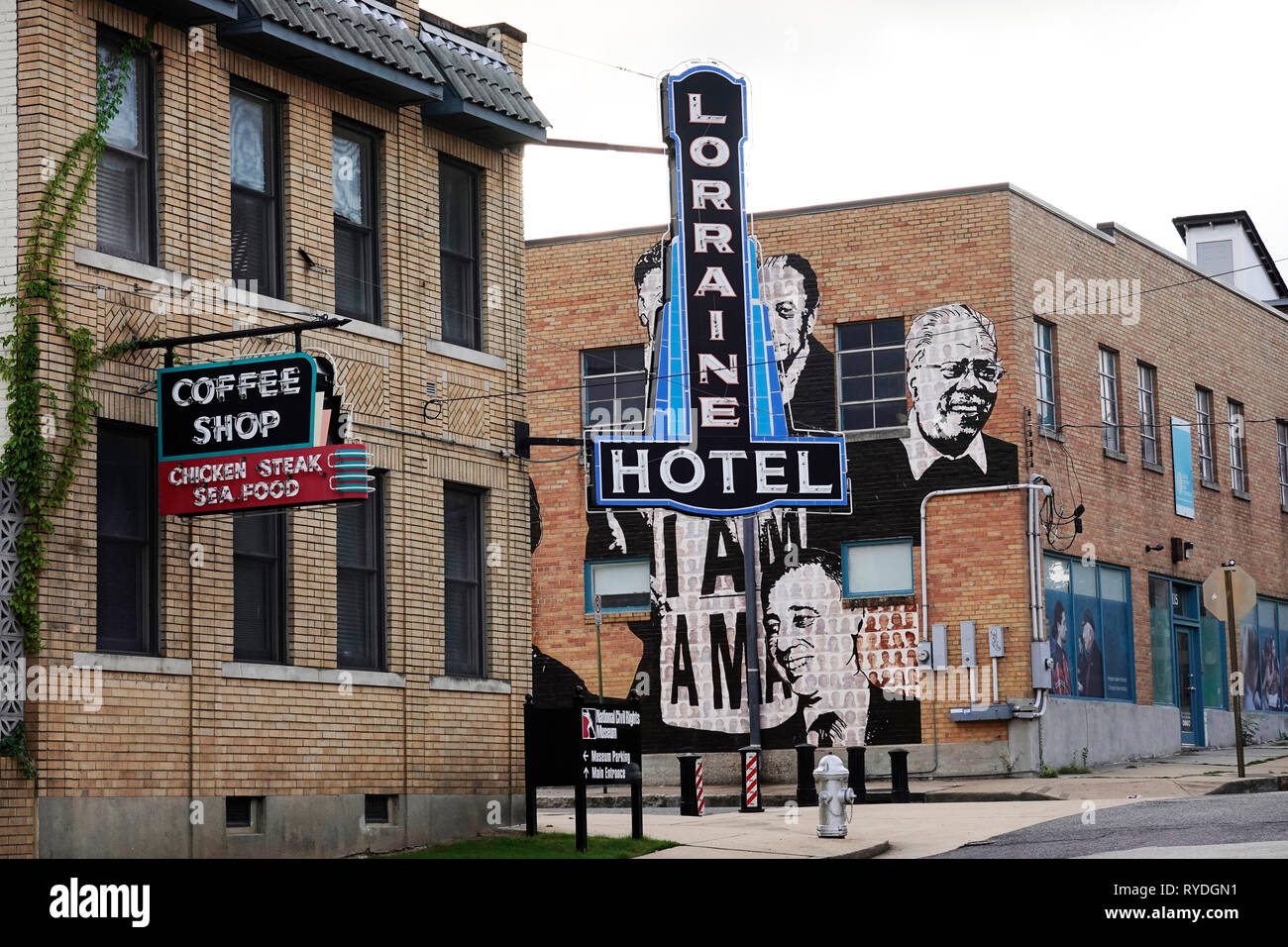 National Civil Rights Museum Memphis Tennessee Banque D'Images