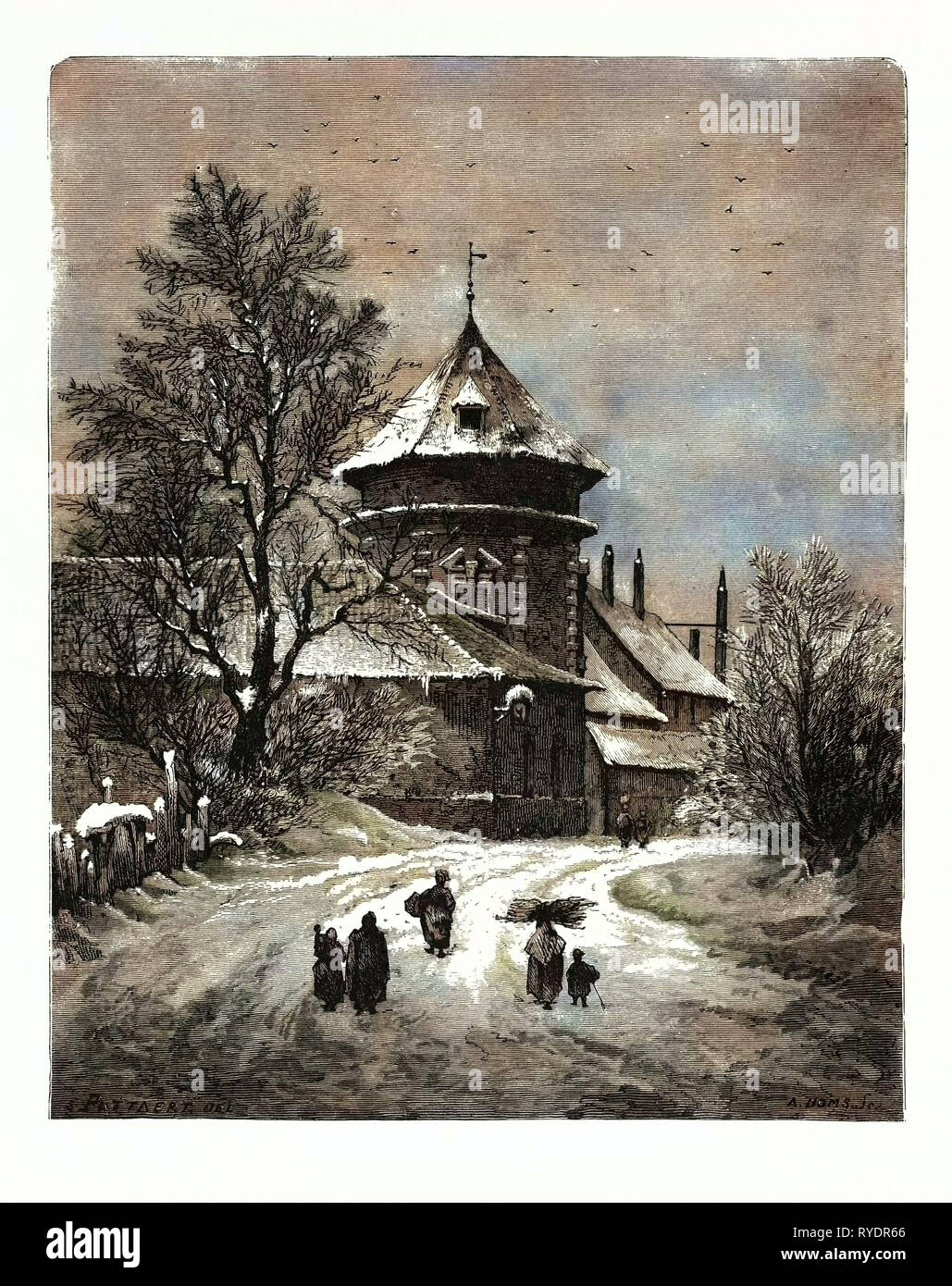 Des scènes d'hiver, hiver Photo,hiver,Scène d'hiver, l'hiver, des scènes de neige,le conte d'hiver, en plein air Banque D'Images