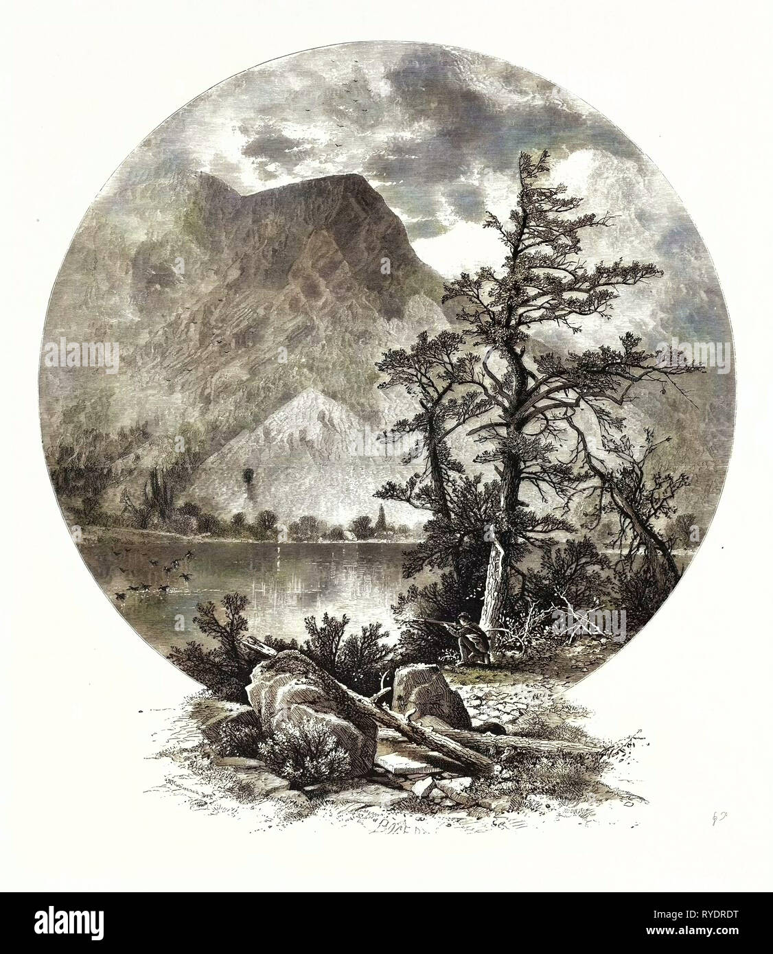 Un épi de Tammany, Delaware Water Gap. USA Banque D'Images