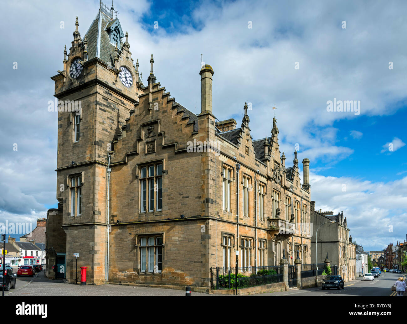 La Sheriff Court Building, Alloa, Clackmannanshire, Ecosse, Royaume-Uni Banque D'Images