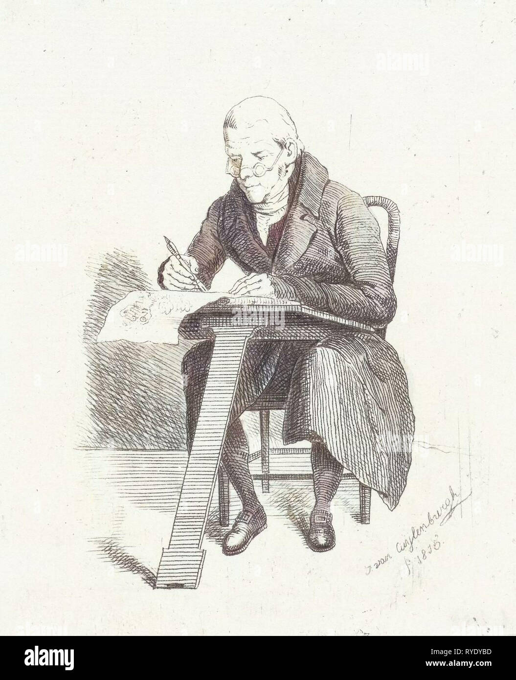 Artiste, Johannes van Cuylenburgh, 1815 Banque D'Images