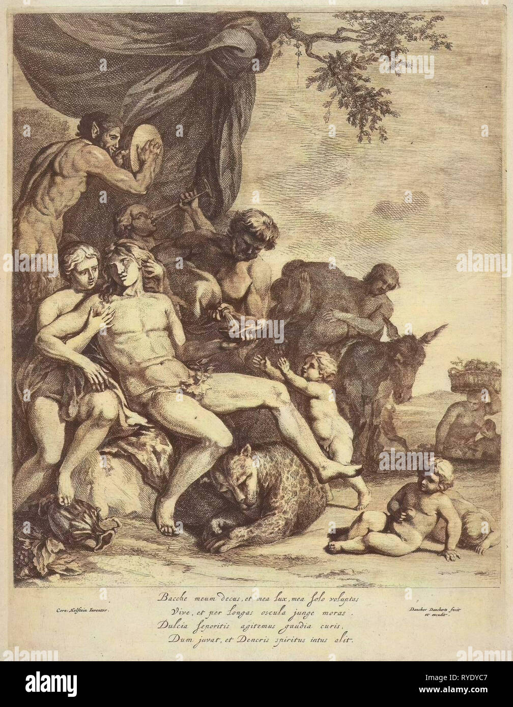 Bacchanal, Dancker Danckerts, 1633 - 1666 Banque D'Images