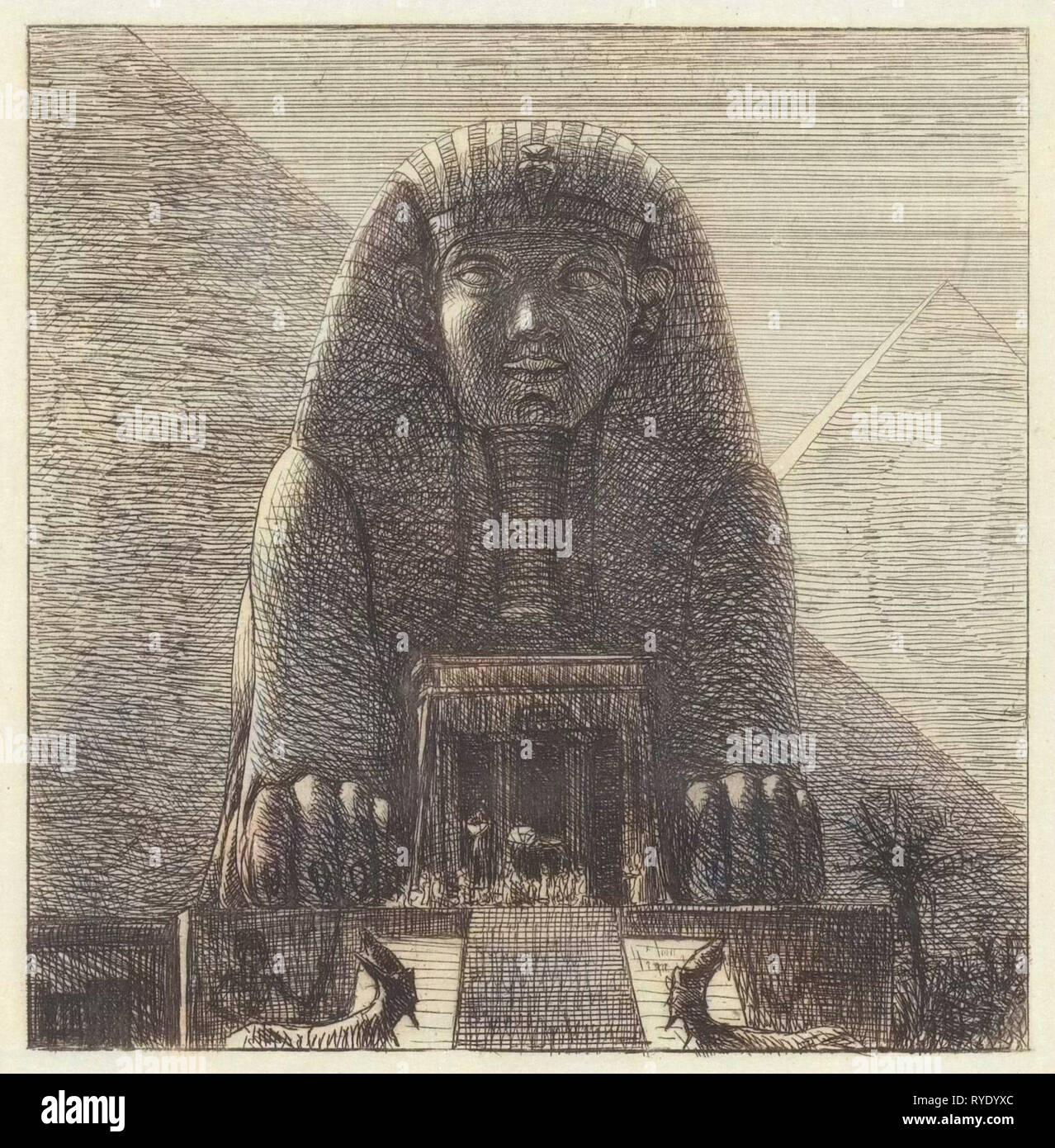 Sphinx, Lawrence Alma Tadema, 1875 Banque D'Images