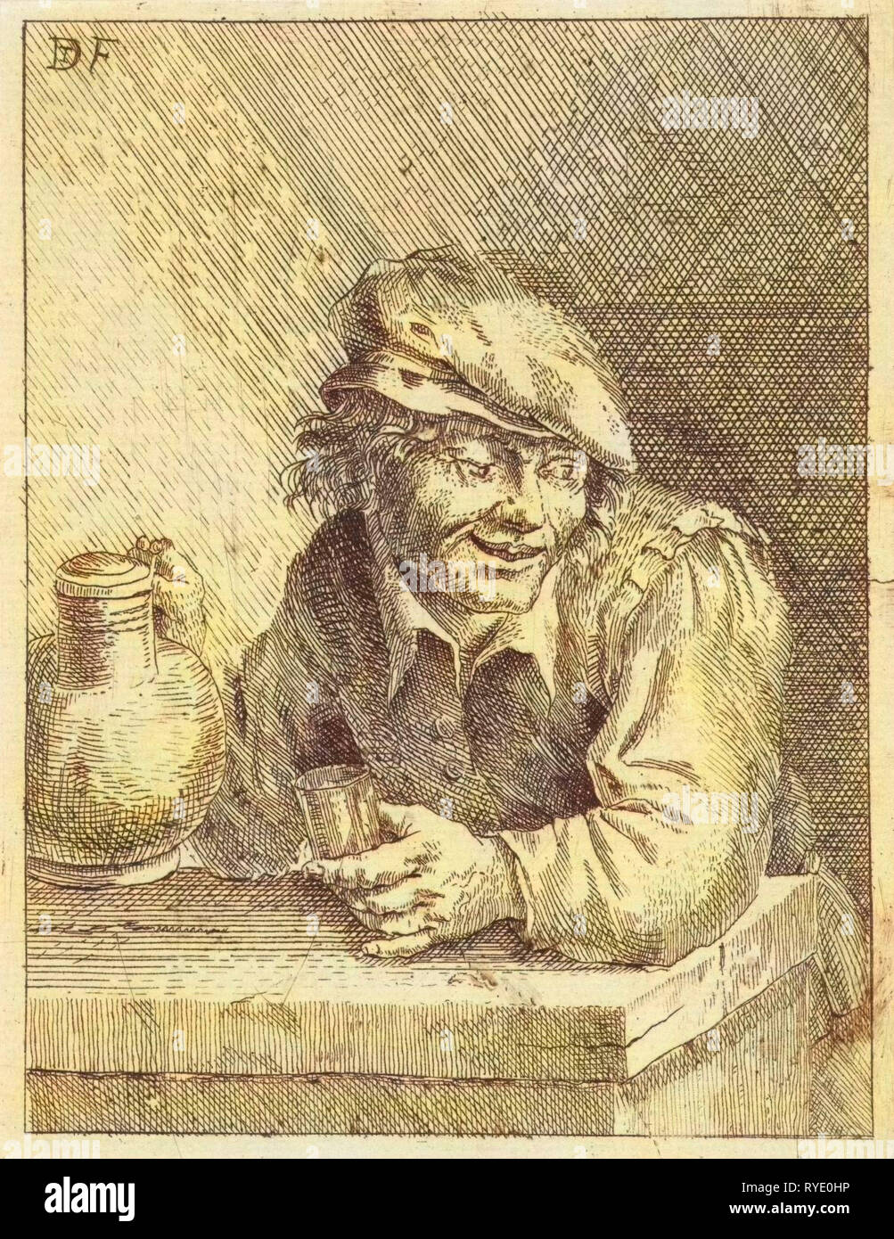 Farmer, anonyme, 1626-1640 Banque D'Images
