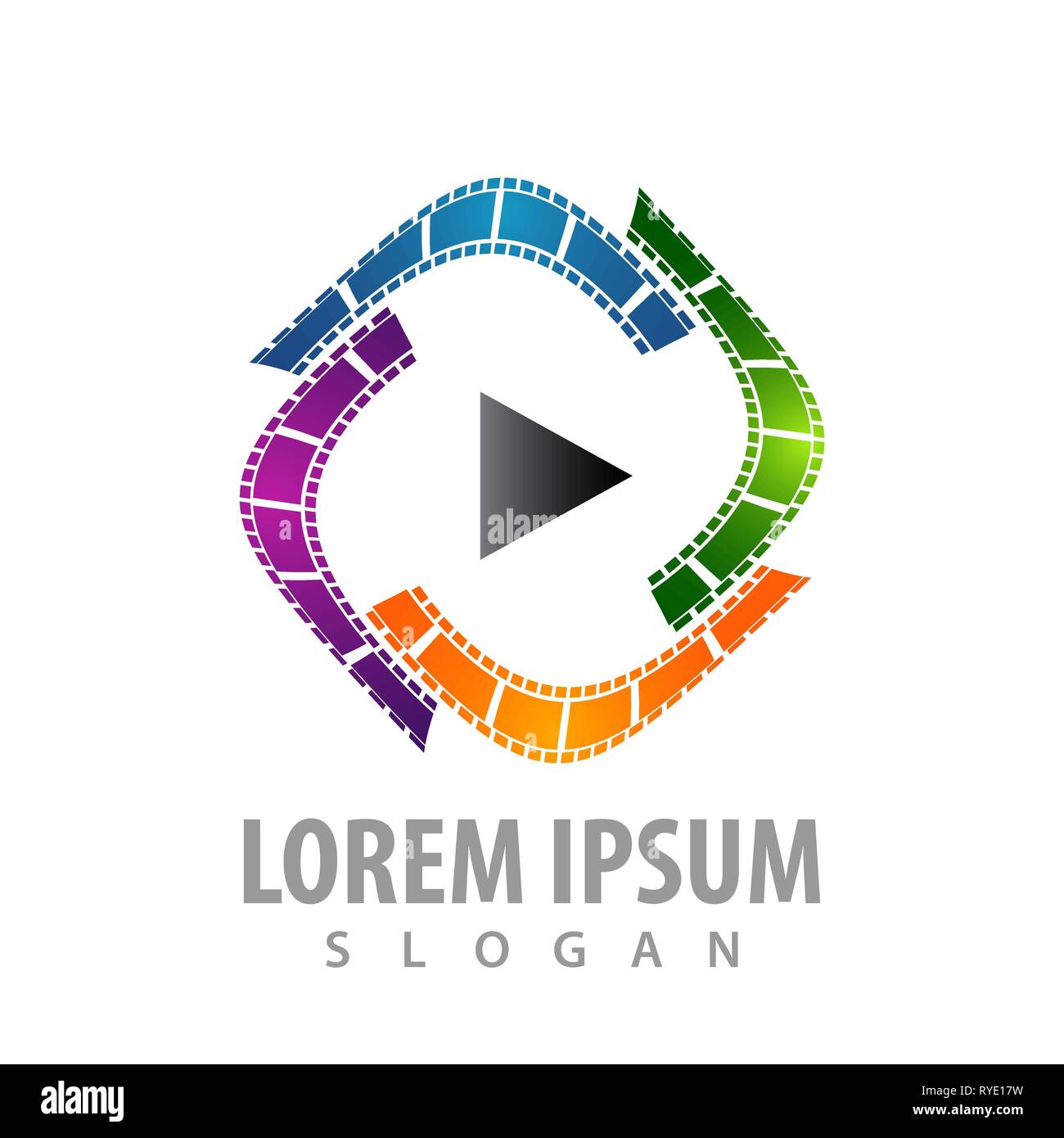 Faire tourner le rouleau de film cinéma film en rouleau avec media play concept logo design. L'élément de modèle graphique symbole Illustration de Vecteur Faire tourner le rouleau de film cinéma film en rouleau avec media play concept logo design. L'élément de modèle graphique symbole Illustration de Vecteur