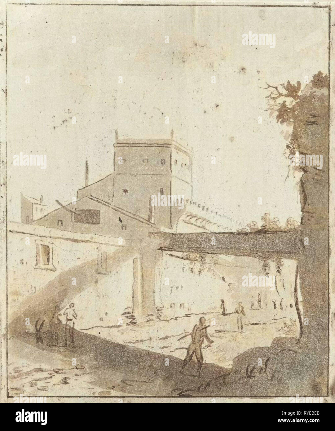 Cityscape, Hermanus Fock, 1781 - 1822 Banque D'Images