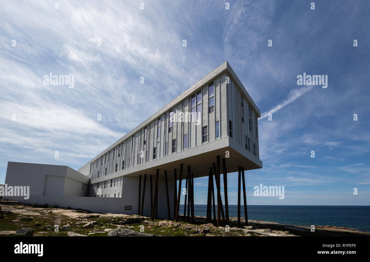 La Fogo Island Inn, Joe Batt's Arm, l'île Fogo, à Terre-Neuve et Labrador, Canada Banque D'Images