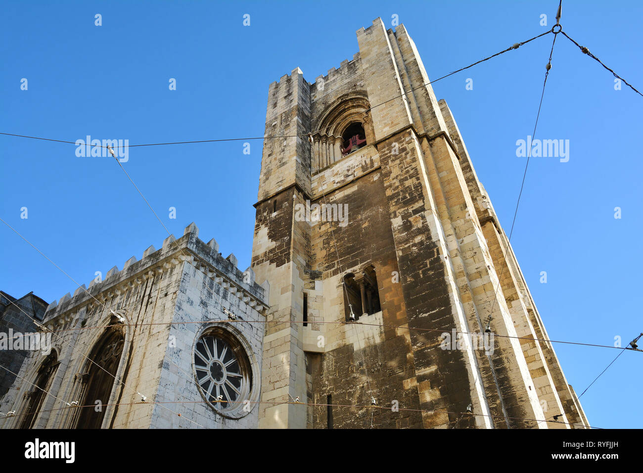 Santa Maria Maior de Lisboa dans la Cathédrale de Lisbonne, Portugal Banque D'Images