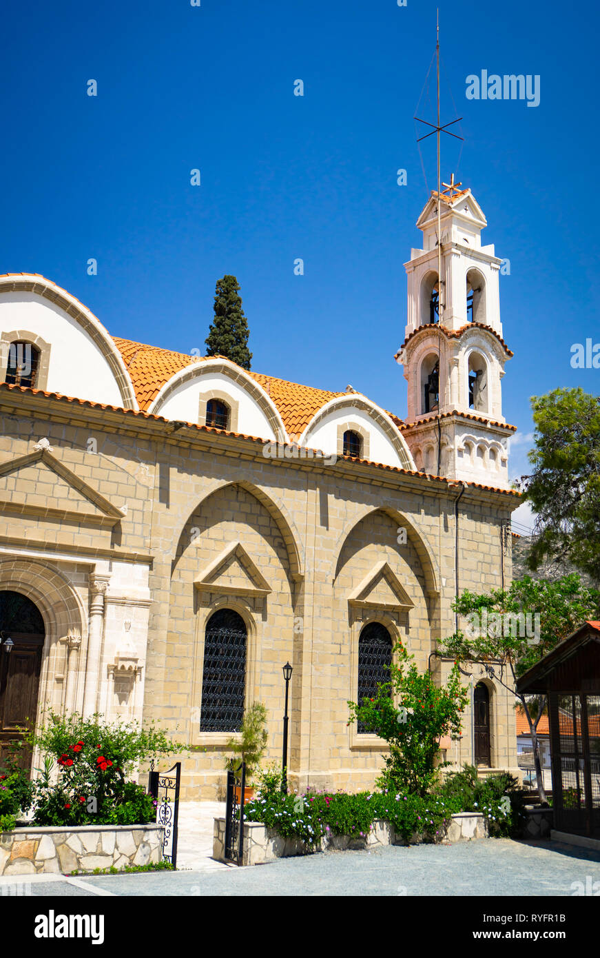 Église de Panagia Theotokos à Kalavasos Banque D'Images