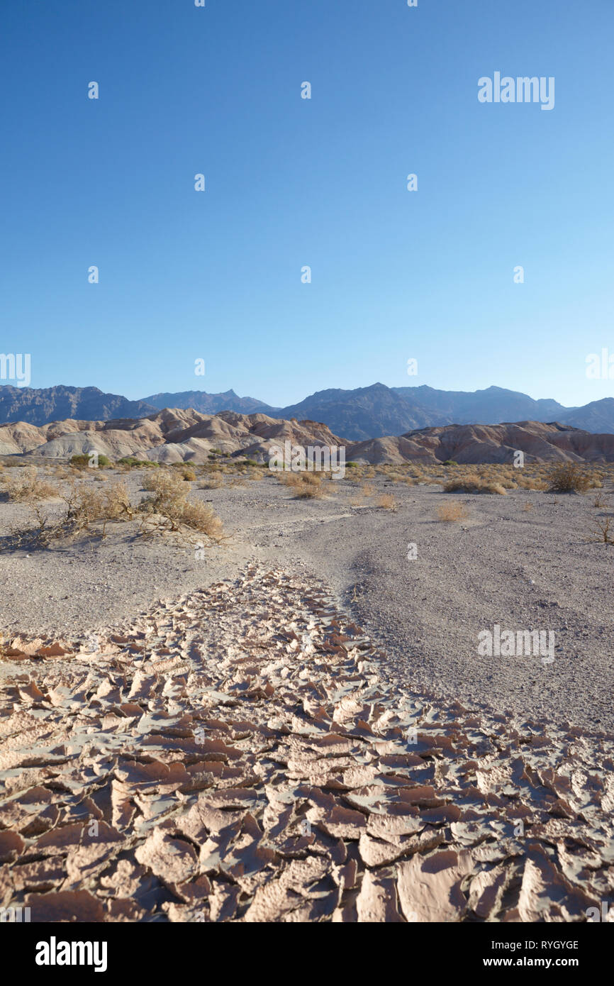 Grapevine de montagnes, la vallée de la mort, Californie, USA. Banque D'Images