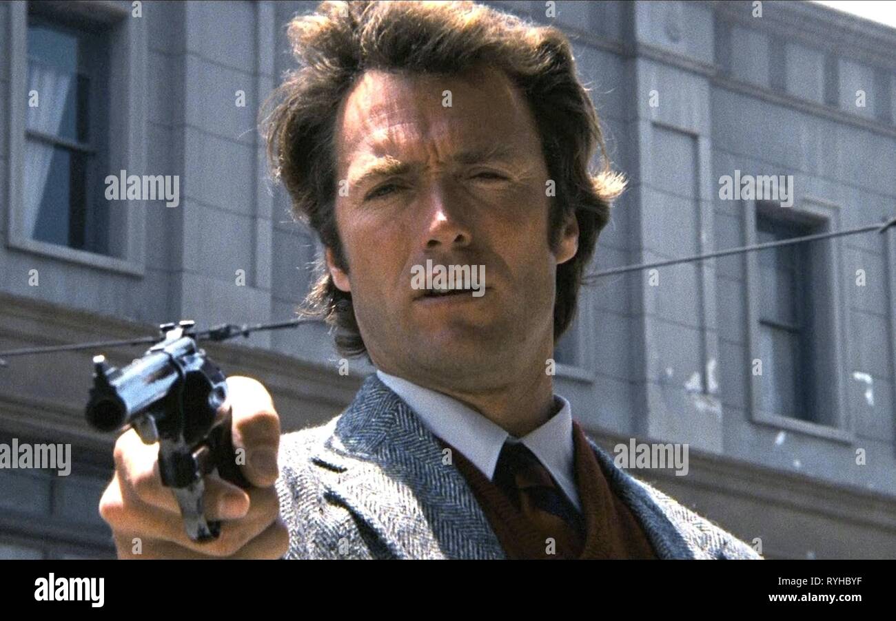 CLINT EASTWOOD, l'inspecteur Harry, 1971 Banque D'Images
