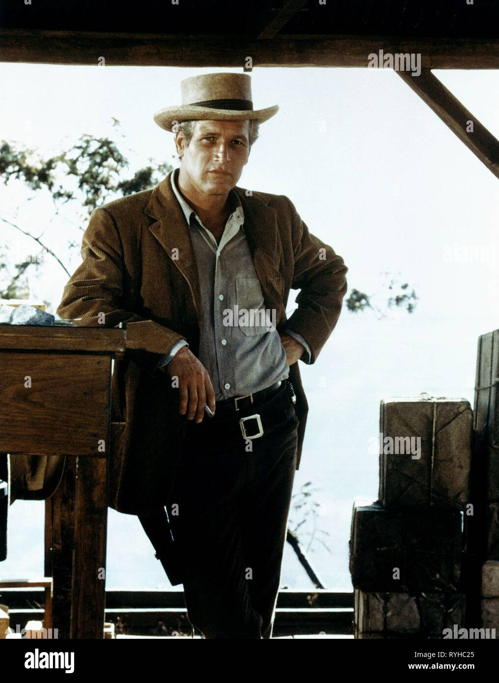 PAUL NEWMAN, Butch Cassidy ET LE KID, 1969 Banque D'Images