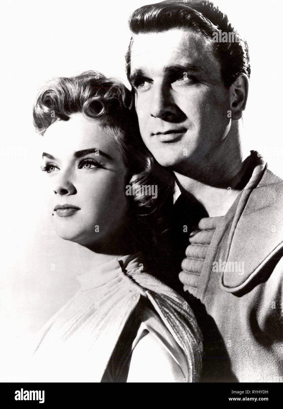 LESLIE NIELSEN, ANNE FRANCIS, Planète interdite, 1956 Banque D'Images