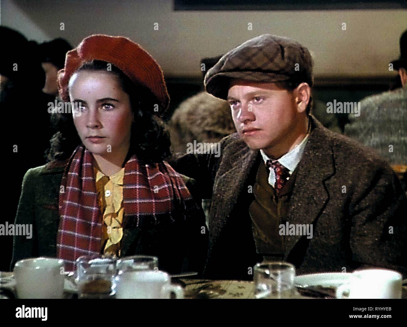 ELIZABETH Taylor, Mickey Rooney, NATIONAL VELVET, 1944 Banque D'Images