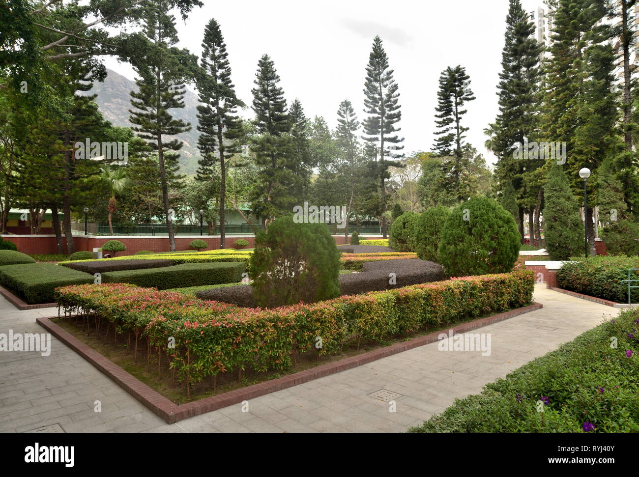 Butterfly Beach Park, Tuen Mun, Hong Kong. Banque D'Images