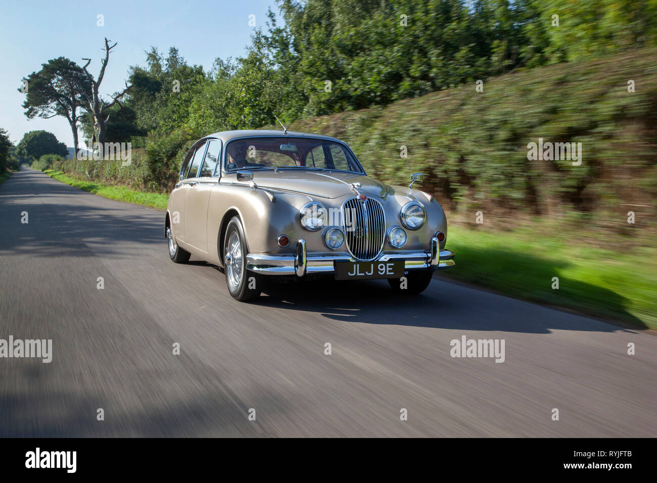 1967 Jaguar MKII 3.4 Road Trip. Banque D'Images