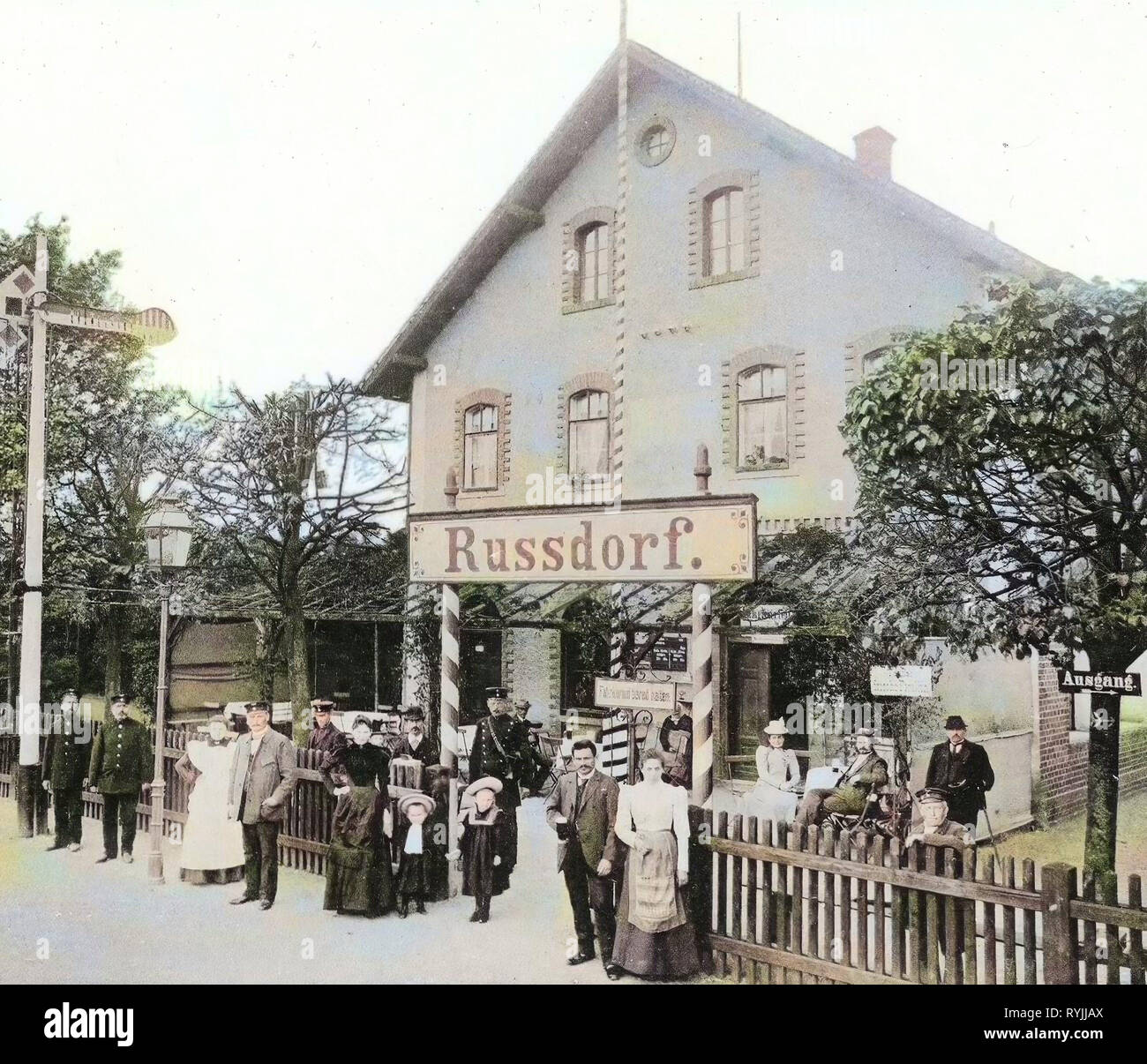 Gares dans la voïvodie de basse silésie Banque de photographies et d