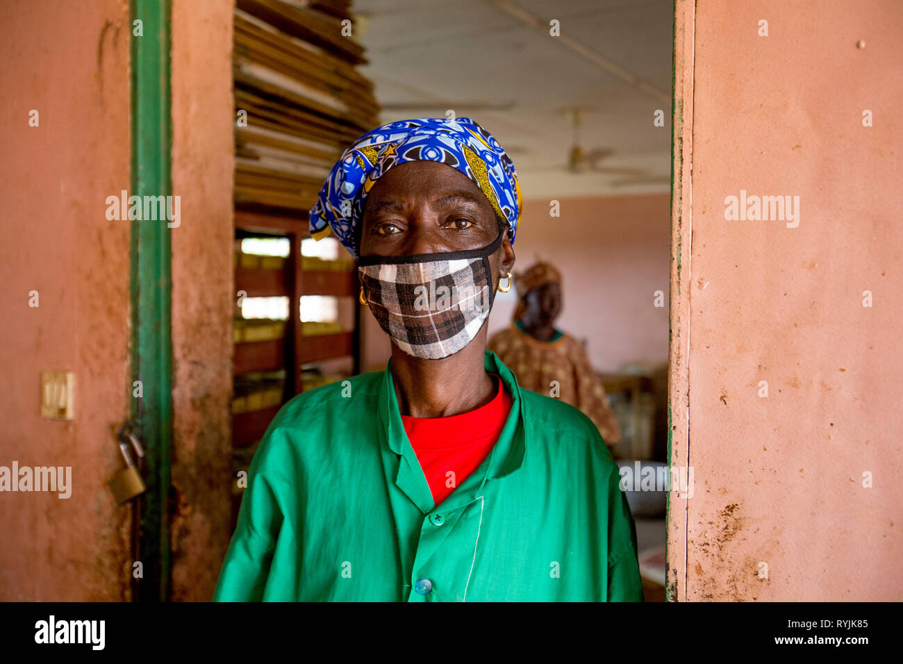 Centre de formation professionnelle dans la région de Ouahigouya, Burkina Faso. Banque D'Images